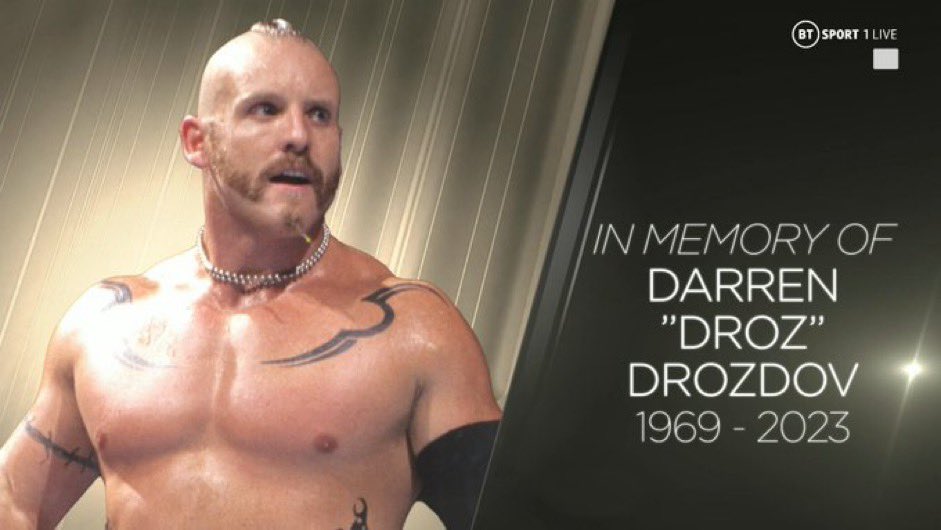 Former WWE Wrestler Darren ‘Droz’ Drozdov Dead at 54