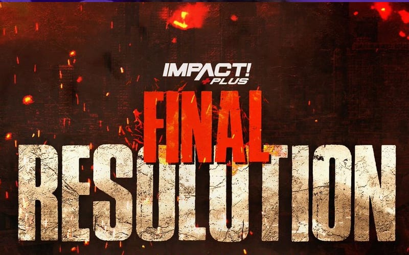 Impact Wrestling Final Resolution 12/9/2023